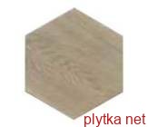 Керамічна плитка Клінкерна плитка TIMBER HEX.ACACIA 285x325 бежевий 285x325x6 матова