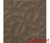 Керамічна плитка PANDORA DEC-3 CHOCOLATE 316x316 коричневий 316x316x8 глянцева