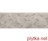 Керамическая плитка SHAPE ICON GREY REC серый 300x900x0 структурированная