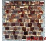 Мозаика K-MOS CBM1301M коричневый 305x305x8 глянцевая