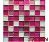 Мозаика Glance Light Violet 8mm розовый 300x300x0 микс сиреневый