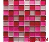 Мозаика Glance Pink 8mm розовый 300x300x0 микс