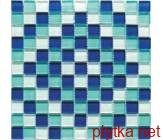 Мозаїка Crystal Shape Blue 6mm синій 300x300x0 блакитний мікс