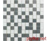 Мозаїка Silver White Grey 6mm білий 300x300x0 сірий мікс