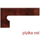 Плитка Клинкер ALBANY Siena ZANQUÍN izda. 20х39 коричневый 200x390x0 матовая темный