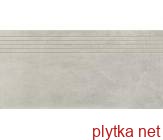 Cement Grys lappato stopnica prosta 29,8x59,8