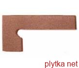 Плитка Клинкер Duna Nubia Zanquín izda 20х39 коричневый 390x200x0 матовая