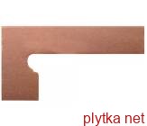 Клінкерна плитка Italia Pisa Zanquín izda 20х39 коричневий 200x390x0 матова