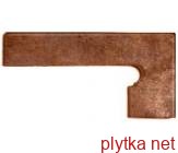 Клінкерна плитка Mytho Rubino Zanquín dcha.20х39 коричневий 200x390x0 матова
