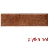 Клінкерна плитка Mytho Rubino Rodapié 8x33 коричневий 80x330x0 матова