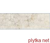 Керамическая плитка Decor Allier, 28х85 кремовый 850x250x0 глянцевая