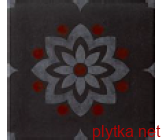 Керамическая плитка MEMORIES 1 20N декор, 200х200 черный 200x200x7 матовая