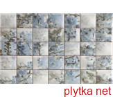 Керамическая плитка Мозаика LANE RLV 3D ACQUA, 316х452 микс 316x452x8 глянцевая