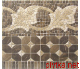 Керамічна плитка CEN MIDAS-PR MARRON декор, 435х435 бежевий 435x435x10 глянцева