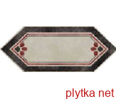 Керамическая плитка LOSANGA CANALI декор, 140х340 бежевый 140x340x6 матовая