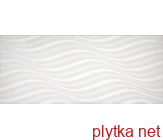 Керамічна плитка DEC LUSTRE BLANCO декор, 200х452 білий 200x452x8 глянцева