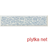 Керамическая плитка MRV280 LIST.SATIN BIA/AVIO фриз, 150х602 голубой 150x602x11 матовая