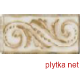Керамическая плитка LIST CUELLAR TOSTADO фриз, 65х130 светлый 65x130x6 структурированная