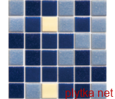 Мозаика R-MOS B11243736 микс синий (на бумаге)* 321x321x4 матовая