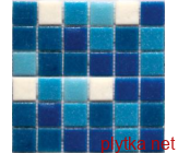Мозаїка R-MOS B1131323335 мікс голубий- 5 (на cітці), 321x321x4 блакитний 321x321x0 матова