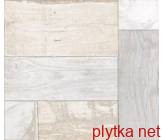 Керамогранит Керамическая плитка CobbleWood Gray, 340х340 серый 340x340x0 матовая
