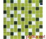 Мозаика MIX C 012, 30х30 микс 300x300x0 глянцевая зеленый