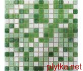 Мозаика GLmix32, 32,7х32,7 зеленый 327x327x0 глянцевая микс