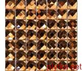Мозаїка S-MOS DIAMOND PINK, 30,5х30,5 помаранчевий 305x305x4 глянцева