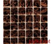 Мозаїка S-MOS DT04, 30х30 чорний 300x300x8 глянцева червоний
