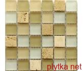 Мозаїка MSH01 (23MM), 30х30 кремовий 300x300x8 матова