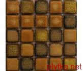 Мозаїка S-MOS EF2304, 31,6х31,6 коричневий 316x316x8 матова темний