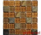 Мозаїка S-MOS WTHT22, 30х30 мікс 300x300x8 матова коричневий