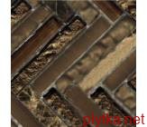 Мозаика S-MOS SHT93, 31х29,4 коричневый 310x294x8 глянцевая