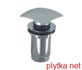 Металлический сливной клапан КЛИК-Клак - квадрат 660-454-00