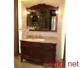 Комплект мебели для ванной комнаты классика GODI GM 10-16 Teak brown