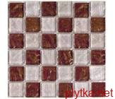 Керамическая плитка Мозаика JT (WHC K35+WHC K60) красный 300x300x6
