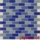 Керамічна плитка Мозаїка S-MOS HT 221 (B135010) MIX C AZURO синій 300x300x4