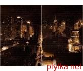 Керамічна плитка NIGHT CITY MINI M 885X1190 D6 коричневий 1190x885x0 глазурована
