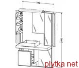 зеркальная стена + мебель + система хранения Duravit MW 9822