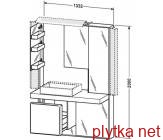 зеркальная стена + мебель + система хранения Duravit MW 9826