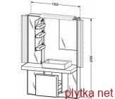 зеркальная стена + мебель + система хранения Duravit MW 9827