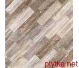 Керамическая плитка Abitare Chalet коричневый 100x400x10 матовая