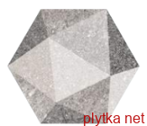 Керамическая плитка HEXAGONO LUTON MULTICOLOR 1 серый 230x266x8 матовая