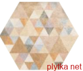 Керамічна плитка HEXAGONO BENENDEN MULTICOLOR 1 мікс 230x266x8 матова