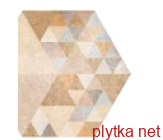 Керамічна плитка HEXAGONO BENENDEN MULTICOLOR 3 мікс 230x266x8 матова