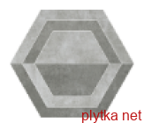 Керамическая плитка Scratch Grys Heksagon B 29.8x27 серый 298x270x8 матовая