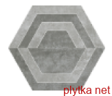Керамическая плитка Scratch Grys Heksagon C 29.8x27 серый 298x270x8 матовая