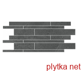 Керамическая плитка Lavagna Grigia Muretto Nat темный 300x600x8 матовая