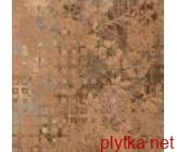 Керамическая плитка malkia 05 коричневый 450x450x10 матовая