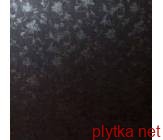 Керамогранит Керамическая плитка M6018 DARK FLOWERS (METAL) темный 600x600x10 матовая